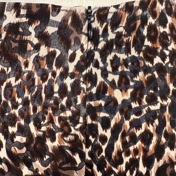 Joseph Ribkoff Leopard Print Ruched Dress - Picture 6 of 7